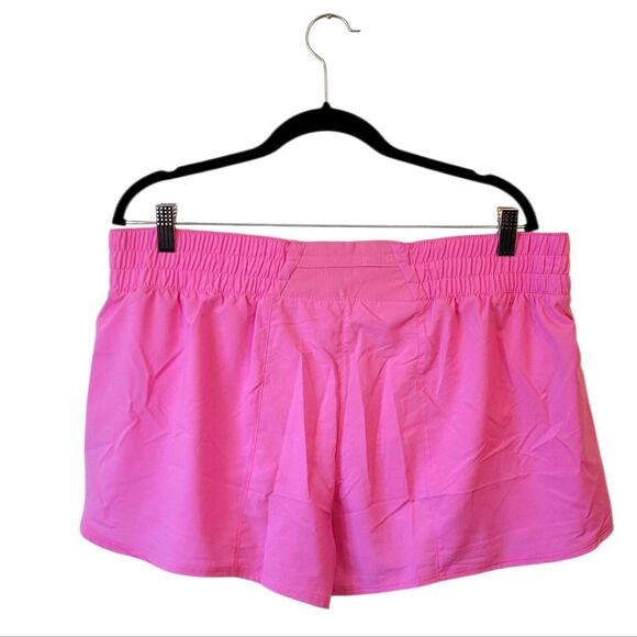 Nike Dri-Fit Women's Neon Pink Running Shorts Size XL NWT - Picture 2 of 7